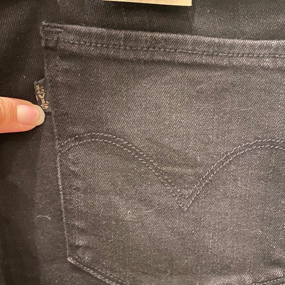 NWT Levi's High Rise Skinny Black Jeans Size 9S/29 - Picture 6 of 12